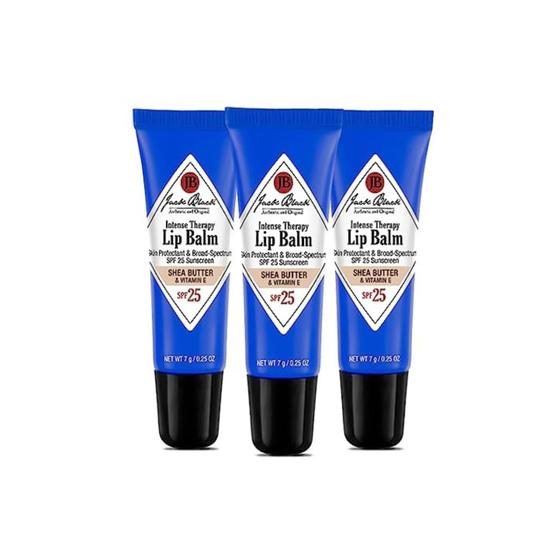 Imagem de Bálsamo labial Jack Black Intense Therapy SPF 25 7mL (pacote com 3)