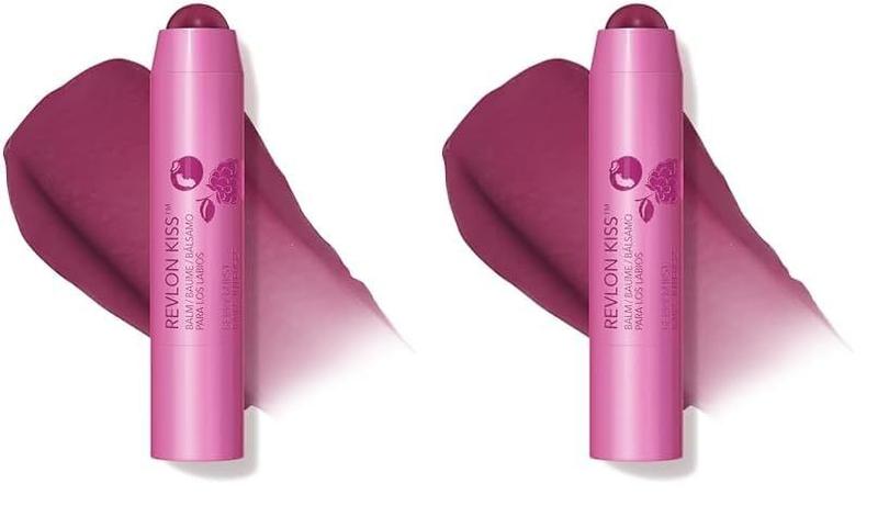 Imagem de Bálsamo labial Revlon Kiss tinted com hidratação duradoura SPF20, pacote com 2