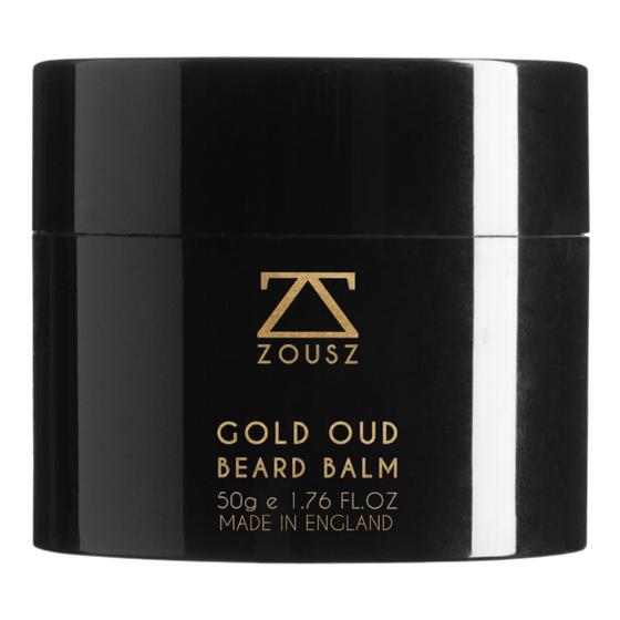 Imagem de Bálsamo para Barba ZOUSZ Gold Oud Premium 50ml - Com Abacate e Óleo de Argão