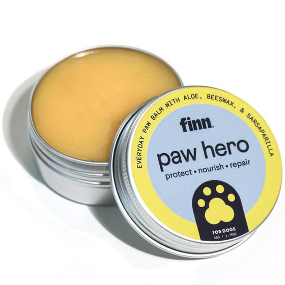 Imagem de Bálsamo para patas de cachorro Finn Paw Hero, totalmente natural, nutre e hidrato e cura