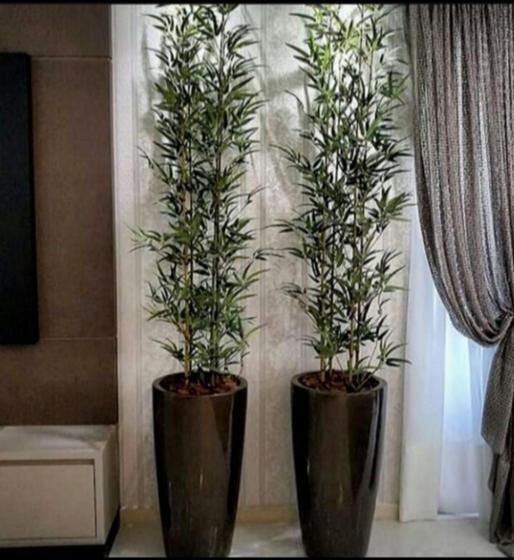 Imagem de Bambu vertical artificial 4 hastes 1 mt /o vaso não acompanha