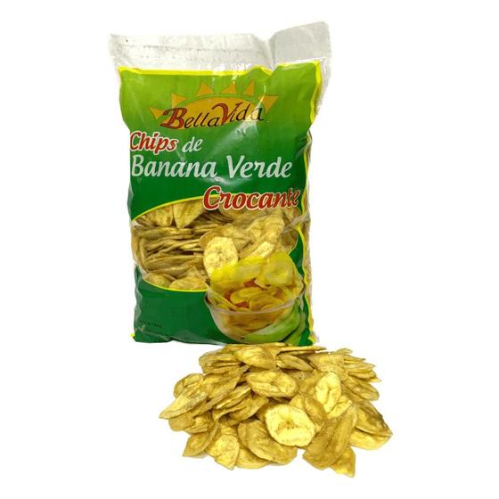 Imagem de Banana Chips Salgada Bella Vida 450g - Produto Natural