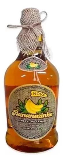 Imagem de Bananazinha Cachaça Artesanal Pinga De Banana Nananinha Mel 900ml