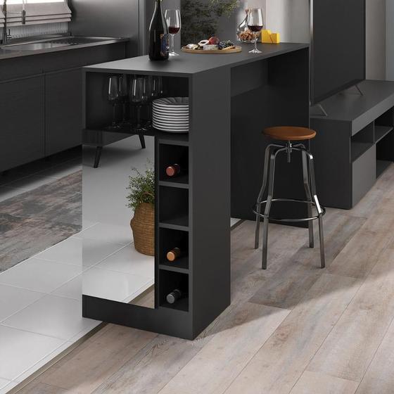 Bancada Balcão/Mesa de Cozinha com Adega 1 Porta e Espelho Multimóveis MP2248 é boa?