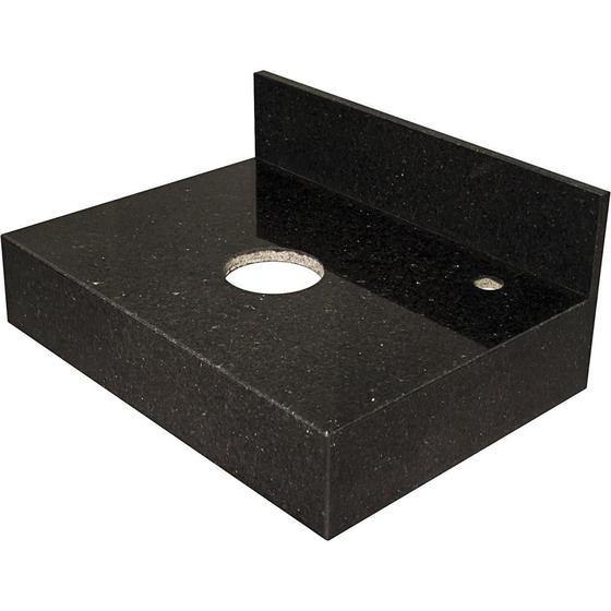 Menor preço em Bancada de Granito para Banheiro 60x44cm Preto São Gabriel