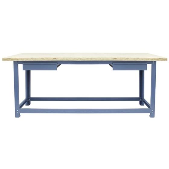 Imagem de Bancada de Trabalho Multiuso 200 x 60 CM com 2 Gavetas NB-3 NOCRAM