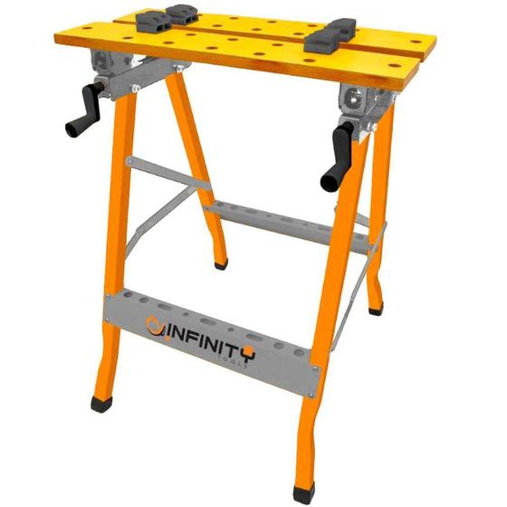 Bancada de Trabalho Multiuso Infinity IF-BF - Com Presilhas Ajustáveis e Régua - Infinity Tools Menor preço em Bancada de Trabalho Multiuso Infinity IF-BF - Com Presilhas Ajustáveis e Régua - Infinity Tools