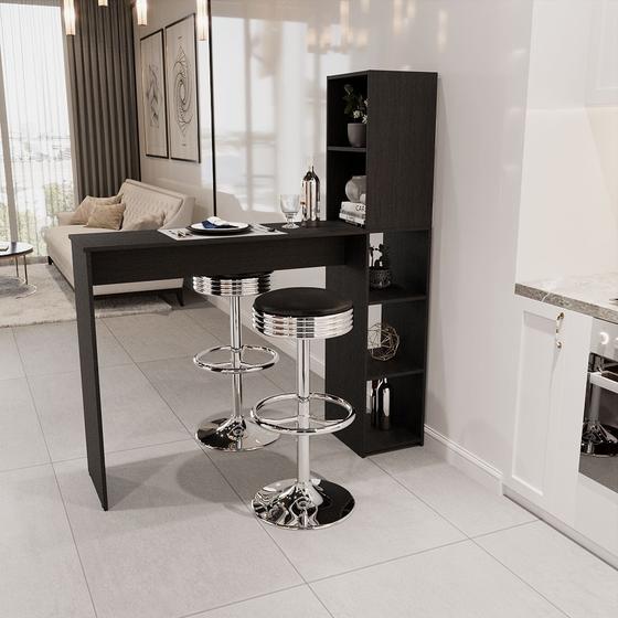 Bancada Gourmet Ville com 5 nichos Preto Melhor Móvel é ruim? Bancada Gourmet Ville com 5 nichos Preto Melhor Móvel é boa?