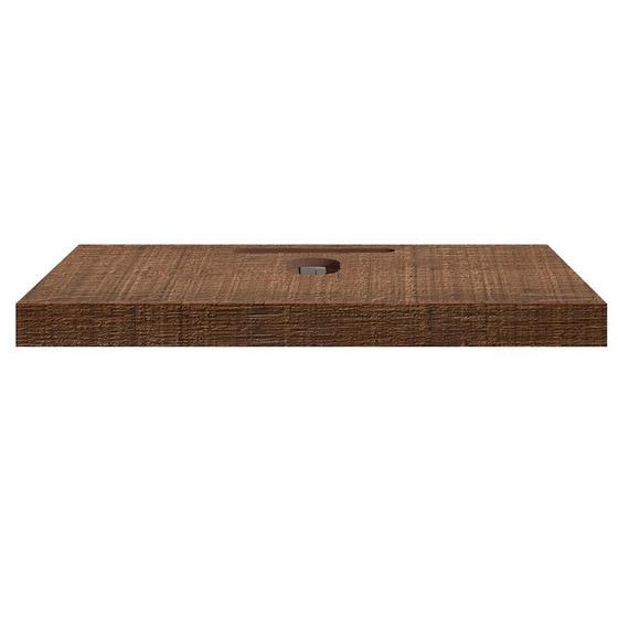 Menor preço em Bancada para Banheiro Yes com Vidro 80x50cm Antique