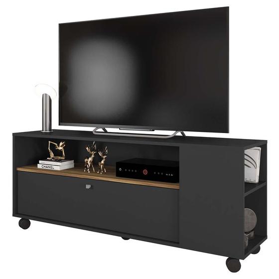 Bancada Rack Para TV até 55 Polegadas Opala Preto Caemmun é boa?
