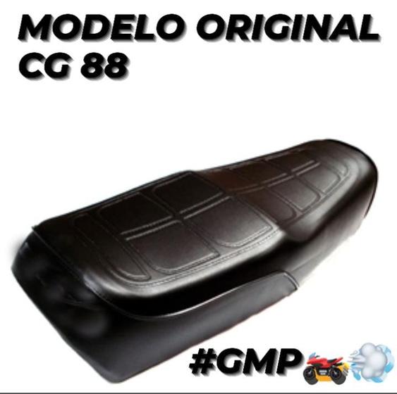 Imagem de Banco Cg 125 83 84 85 86 87 88 Com Escrita Modelo Orig.