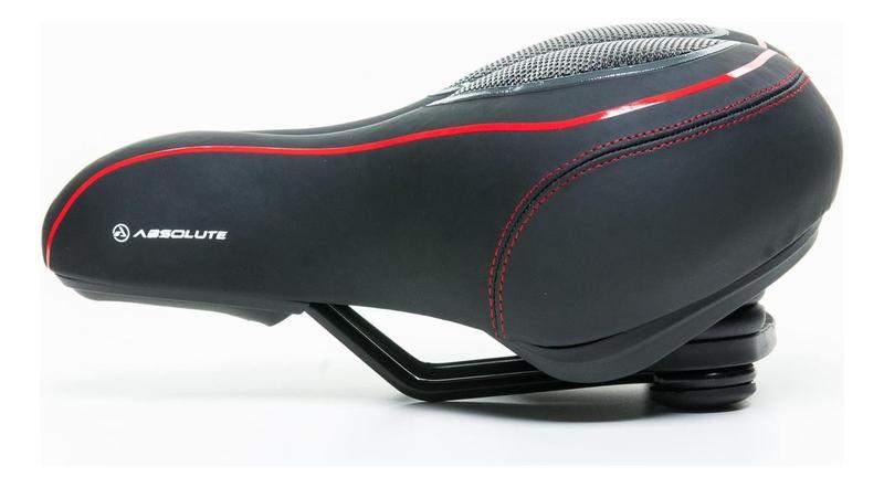 Banco De Bicicleta Absolute Gel Selim Mtb Largo 2 Molas Super Confortável Bike Menor preço em Banco De Bicicleta Absolute Gel Selim Mtb Largo 2 Molas Super Confortável Bike