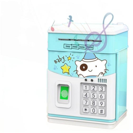 Imagem de Banco de dinheiro eletrônico Wokex Kids Coin Bank com bloqueio de código