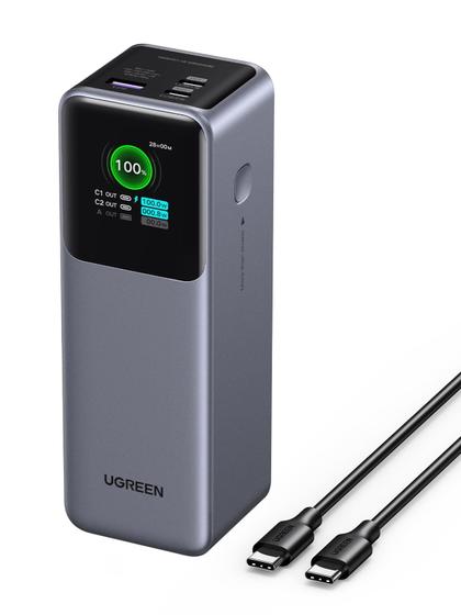 Imagem de Banco de Potência UGREEN Nexode 25000mAh 200W com Carregamento Rápido 3.1 PD