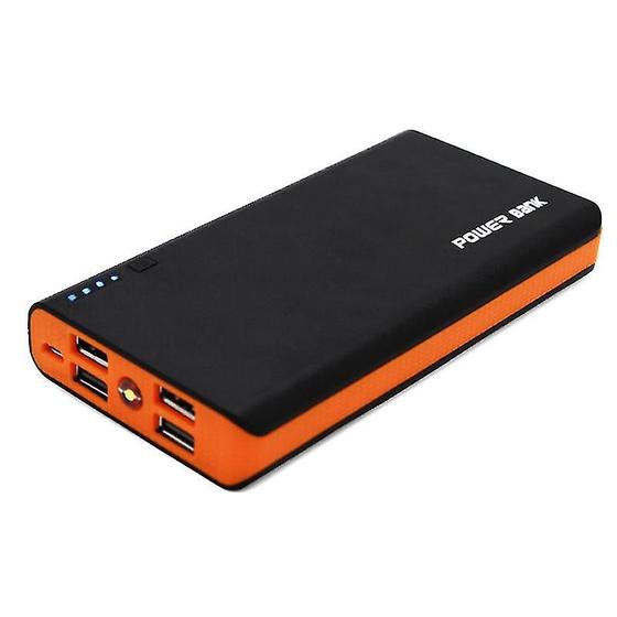 Imagem de Banco de potência Wokex 20000mAh 4 portas USB, laranja