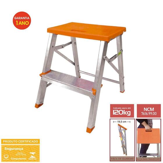 Banco Escada 2Degraus Cinza Botafogo é boa?