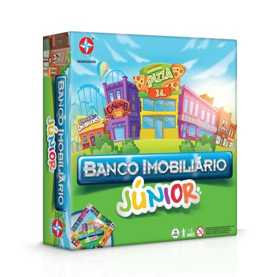 Imagem de Banco Imobiliário Júnior - Jogo De Tabuleiro - Estrela