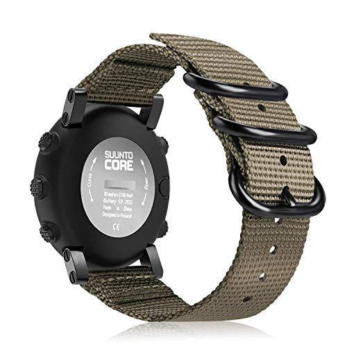 Imagem de Banda de relógio Fintie Compatível com Suunto Core, Cinta Esportiva de Substituição de Nylon Premium Tecida com Fivela metálica Compatível com Relógio Inteligente Suunto Core