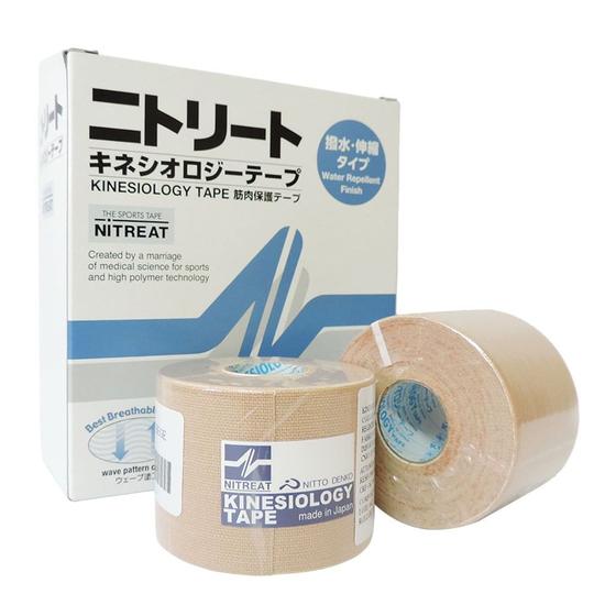 Imagem de Bandagem Adesiva 5 cm x 5 m Kinesio Tape Kinesiology Bege