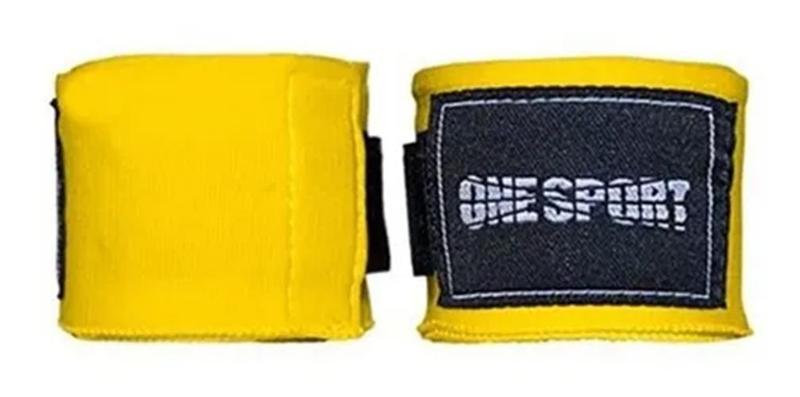 Imagem de Bandagem Atadura Elastica 5M Muay Thai Boxe Amarelo