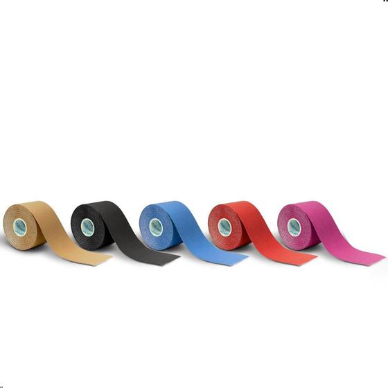 Bandagem Elástica Adesiva Ativo Muscular Kinesiology 5 Cores - (5cm X 01 METRO) Menor preço em Bandagem Elástica Adesiva Ativo Muscular Kinesiology 5 Cores - (5cm X 01 METRO)