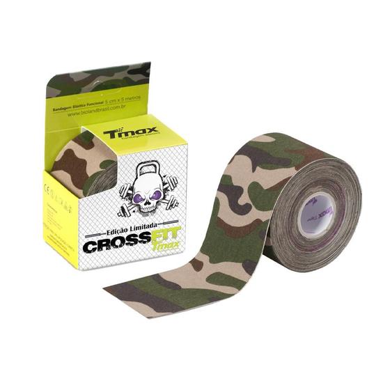 Imagem de Bandagem Elástica Adesiva Tmax 5cm x 5m - Crosstape Verde