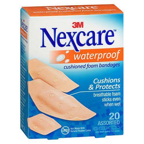 Imagem de Bandagens Nexcare à Prova D'Água - Espuma Acolchoada - 20 Unidades (2 Pacotes)