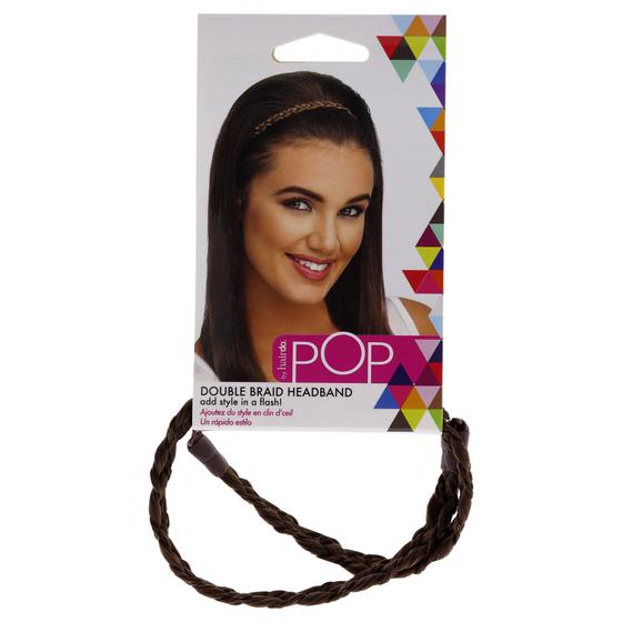 Imagem de Bandana Hairdo Pop Double Braid R10 Chestnut para cabelo