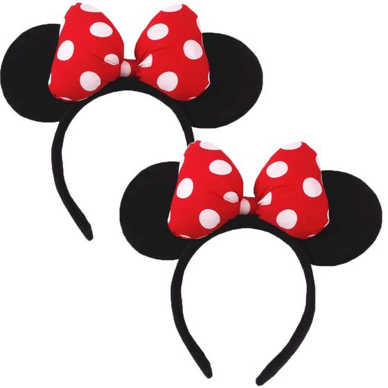 Imagem de Bandana Mouse Ears FACHPINT para mulheres e meninas, 2 unidades