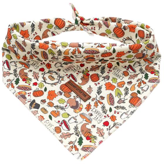 Imagem de Bandana para Cães - Rabicho Elegante Dia de Ação de Graças