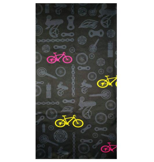 Imagem de Bandana para ciclismo de ciclista feminina bk