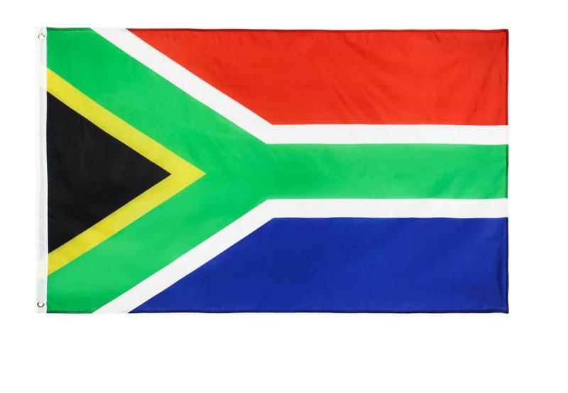 Imagem de Bandeira Africa Do Sul 60X 90 Cm Com Anilhas Para Mastro