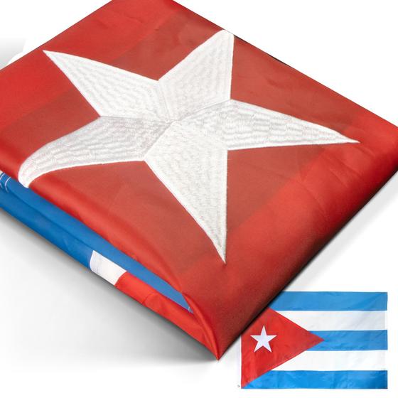 Imagem de Bandeira Anley EverStrong Series Cuba 90x150cm Nylon Heavy Duty