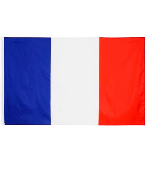 Imagem de Bandeira da França Dupla Face 1,50 x 0,90 Mts Pronta Entrega