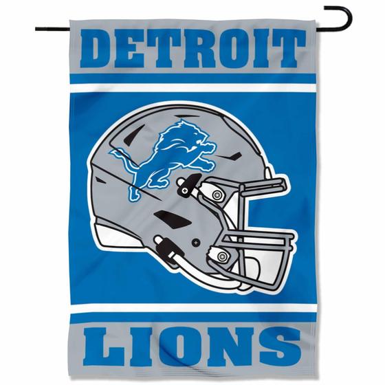 Imagem de Bandeira de jardim WinCraft Detroit Lions Capacete 32x45cm