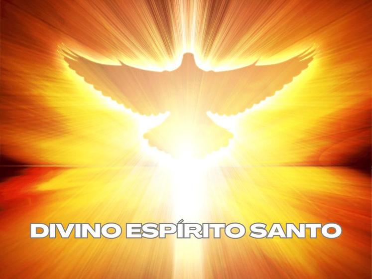 Imagem de Bandeira Divino Espírito Santo Pomba Fogo Uma Face 0,90x1,28m - Cod.322744