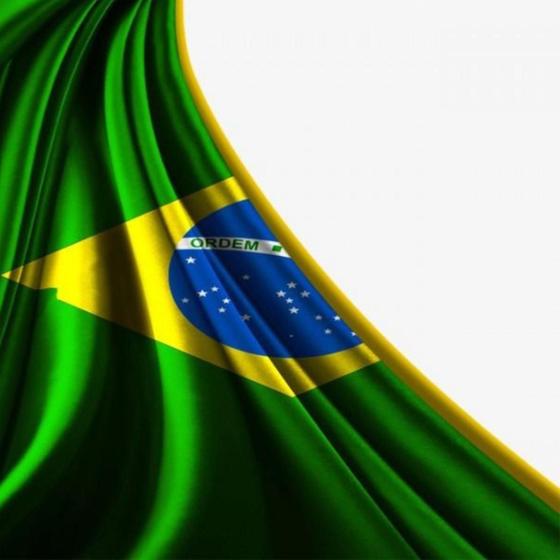 Imagem de Bandeira Do Brasil Importada 150X90Cm Manifestação Olimpíada
