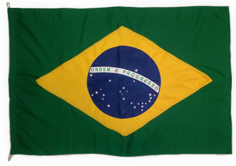 Imagem de Bandeira do Brasil - Oficial - Tam 113x161cm Poliéster