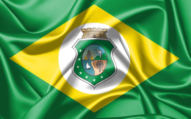 Imagem de Bandeira do Estado do Ceará 80cmx140cm Tecido Oxford 100% Poliéster