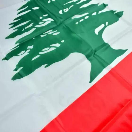 Imagem de Bandeira Do Líbano 150x90cm Poliéster Envio imediato