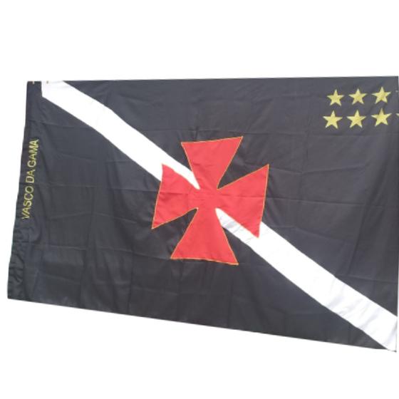 Imagem de Bandeira Do Vasco Da Gama Poliester 2.70 X 1.65 Muito Grande