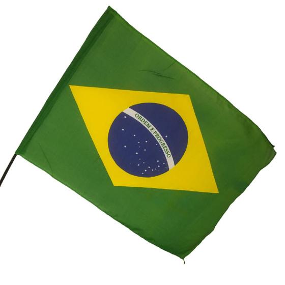 Imagem de Bandeira Nacional Do Brasil Copa Do Mundo Futebol 45x59 Cm