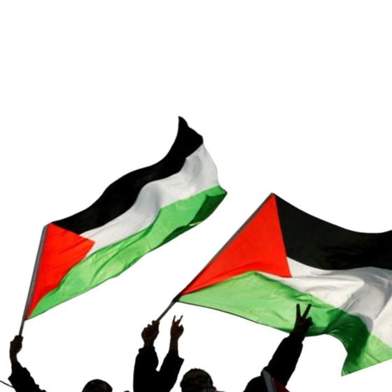 Imagem de Bandeira Palestina 1,5m x 0,90cm Poliéster