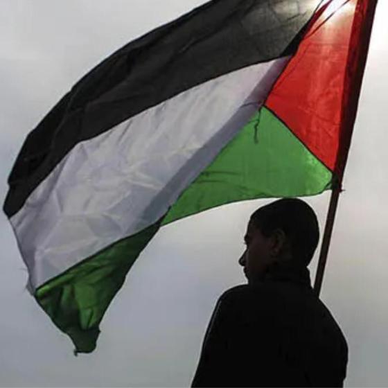 Imagem de Bandeira Palestina 1,5m x 0,9m - Poliéster Acetinado