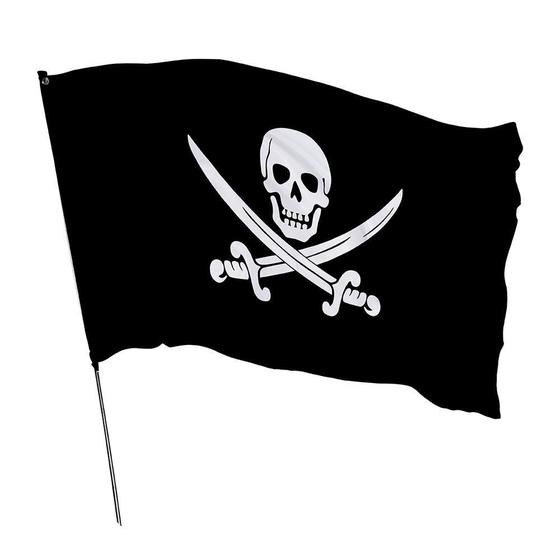 Imagem de Bandeira Pirata 1,45M X 1M - Pr01