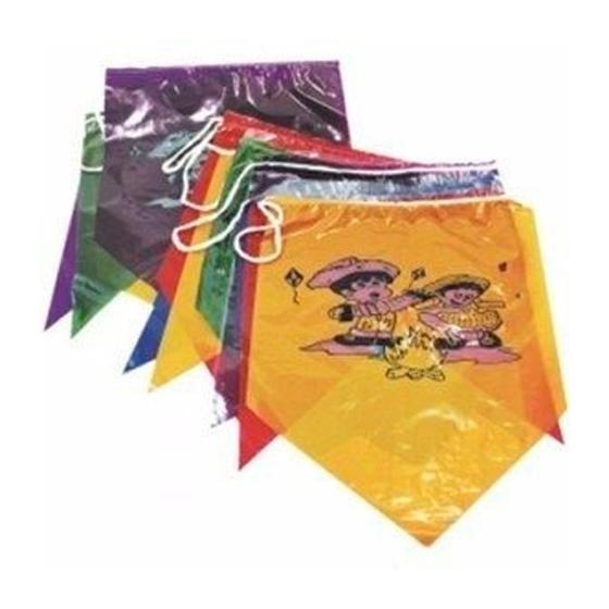 Imagem de Bandeira plástica festa junina estampado 10m colorida - Bandhoka