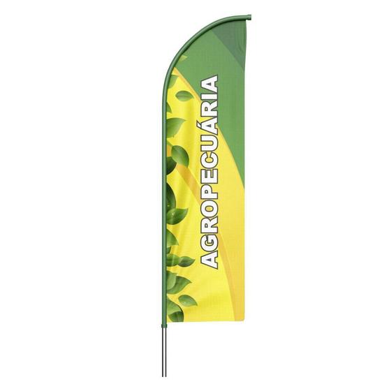 Imagem de Bandeira Wind Banner Agropecuária Dupla Face Haste Tamanho