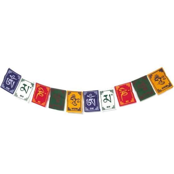 Imagem de Bandeiras de Oração Budista Tibetana - 4cm