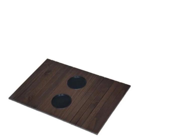Imagem de Bandeja Apoio De Copos Para Braço Sofa Mdf Flexivel
