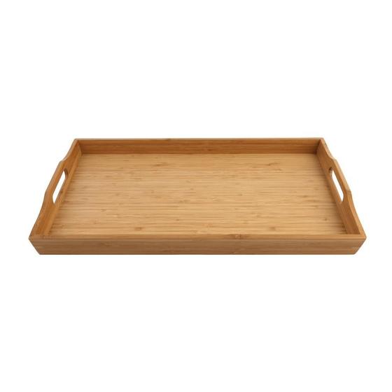 Imagem de Bandeja Bambu com Alça Retangular 49,5cm- ACASA